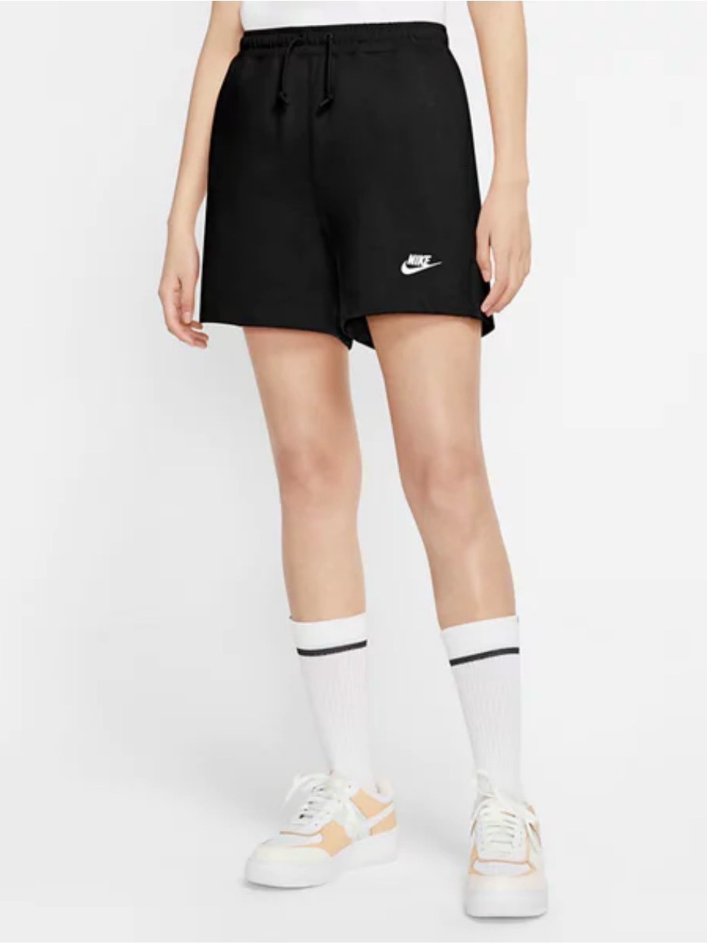 Nike Sportwear Women’s Jersey Shorts CJ3754-011 Black Size S